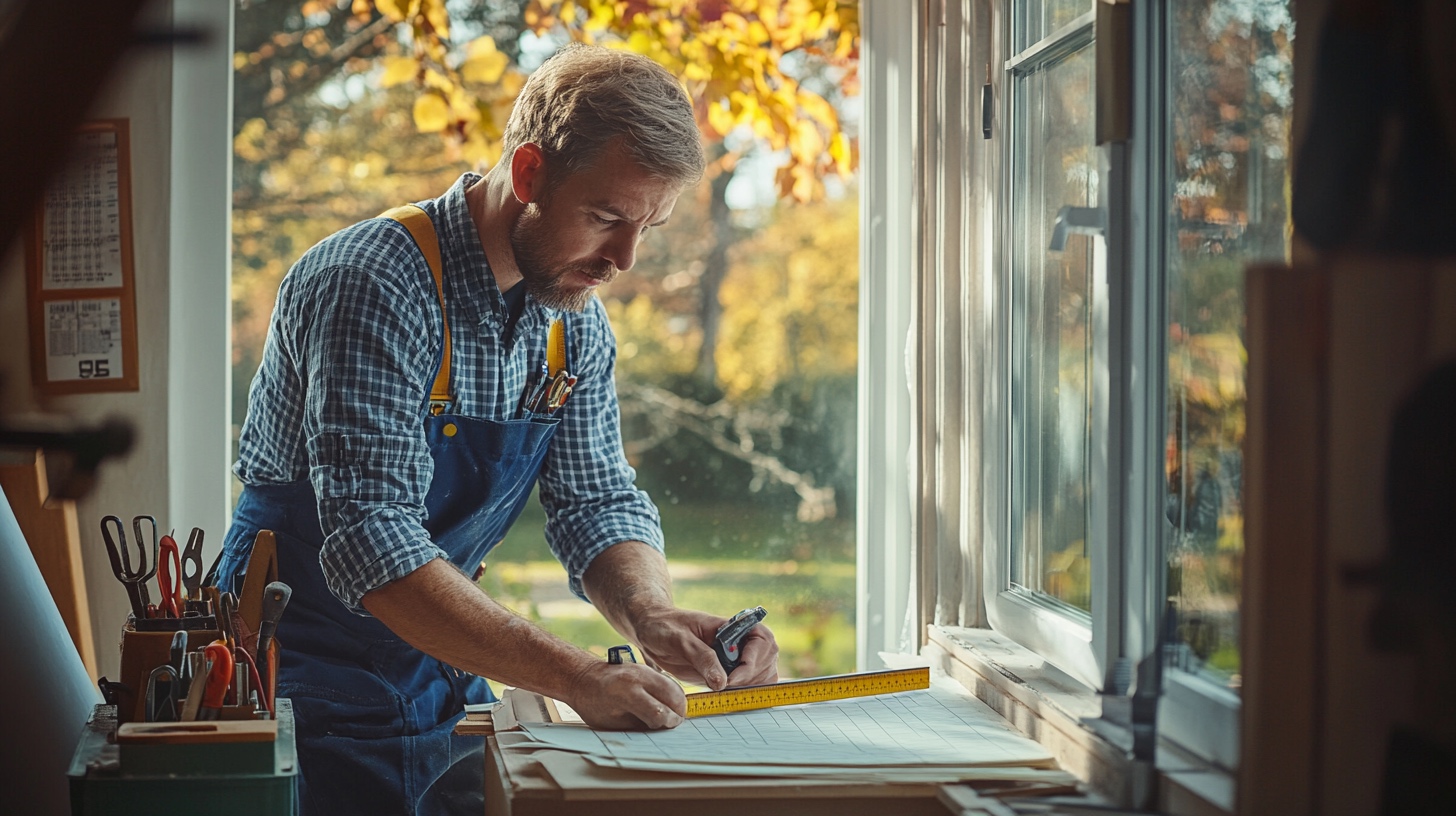 Professionnel prenant des mesures